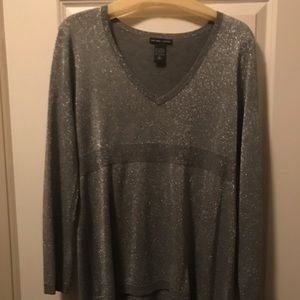 New York  & Company Metallic Sweater